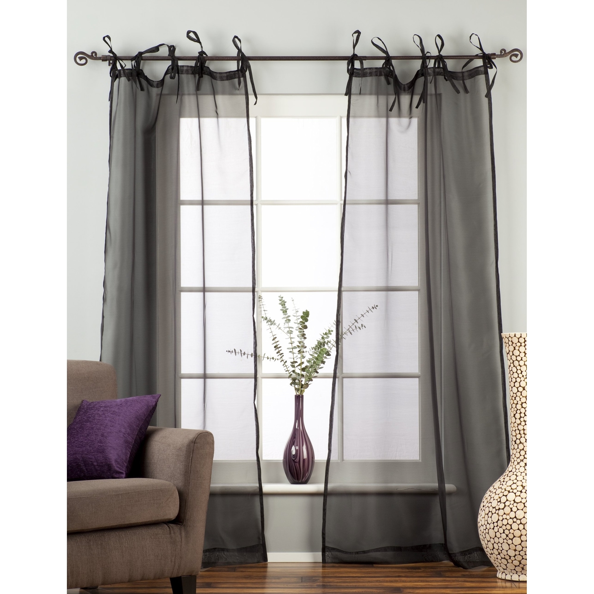 Tie-Top Curtains - Bed Bath & Beyond